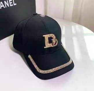 Black D cap