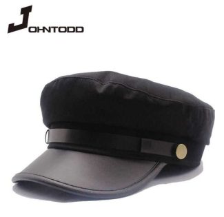 Black millitary cap